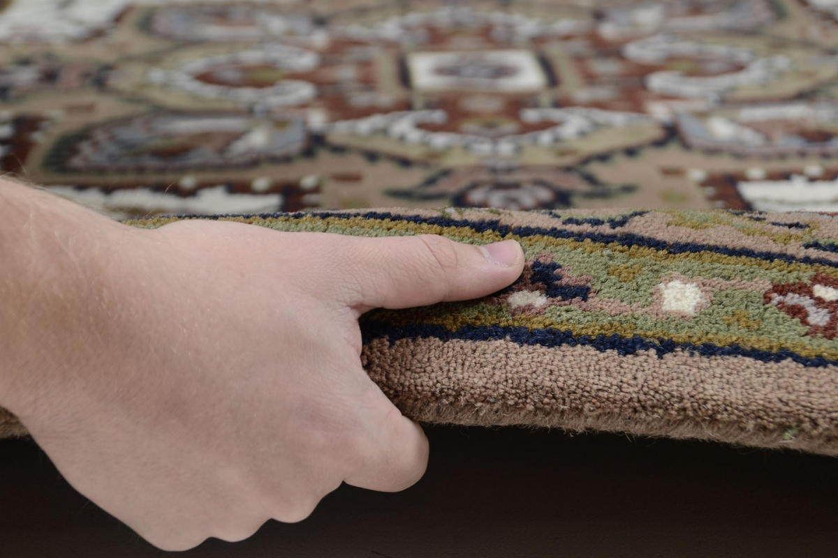 HANDTUFTTEPPICH Royal Heriz 60x90 cm - Creme, Textil (60/90cm) - THEKO