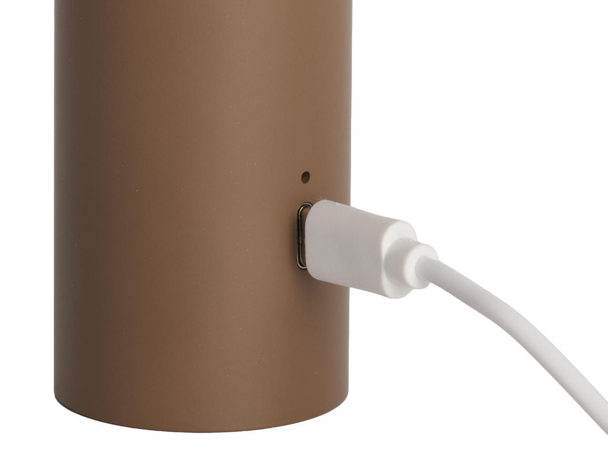 WANDLAMPE Paris LED - Braun - 14,5 cm - Braun, Metall (14.5/14.5/14cm) - Leitmotiv