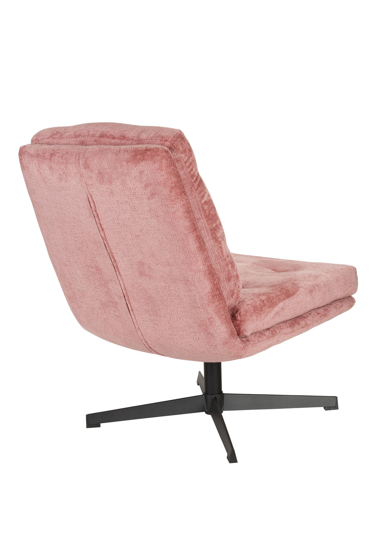SESSEL Kai - Rosa - 75.5/72/69.5 cm - Pink, Textil (72/69.5/75.5cm)