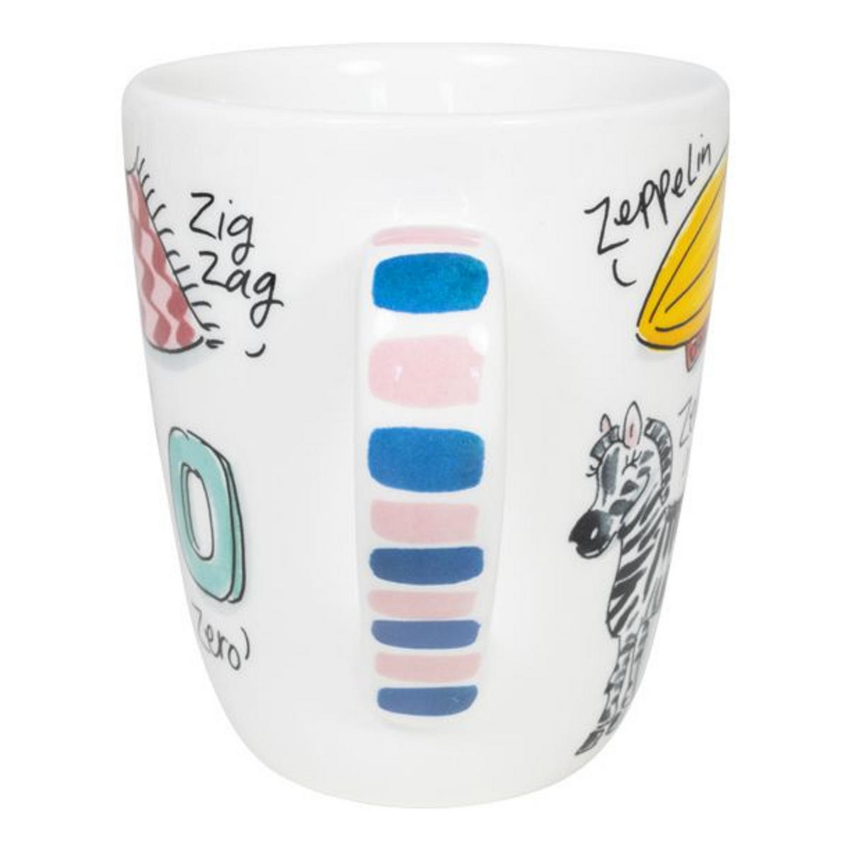 BECHER Liebesbrief Z in Bunt - 350 ml - Multicolor, Keramik (0.35L) - Blond Amsterdam