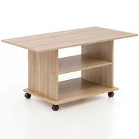 COUCHTISCH eckig BUTES Wohnzimmertisch - Sonoma Eiche, Holzwerkstoff (95/54.5/51cm) - tinkaro