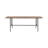 ESSTISCH Uno Beige 90x200x74 - Beige, Holzwerkstoff (200/90/74cm) - FURNLUX