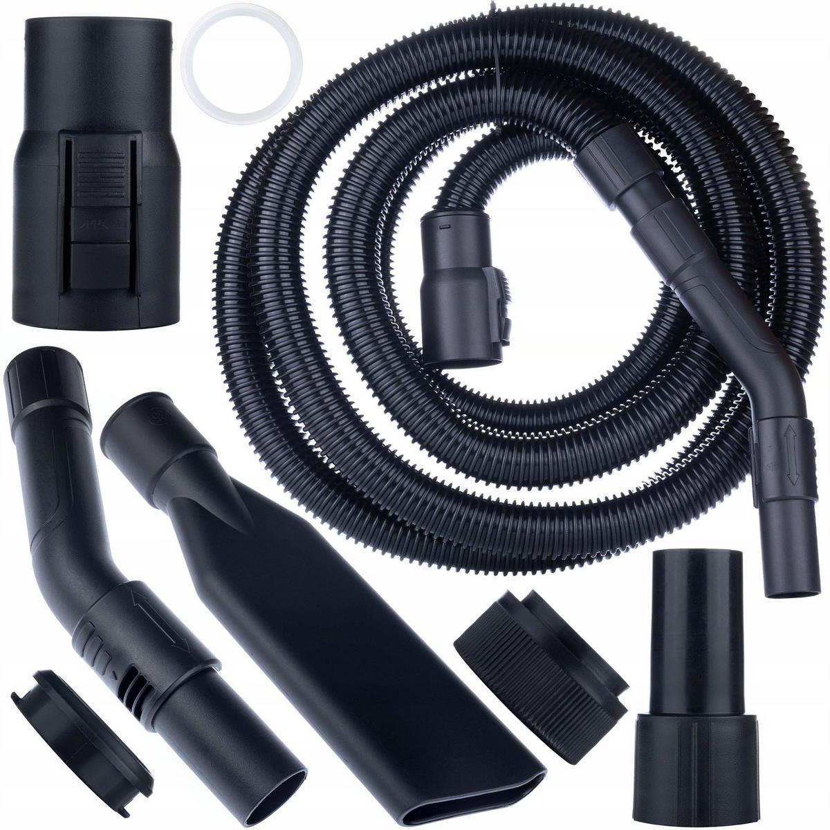 FILTER WD2/WD3 3-tlg. Set, 10 Staubsaugerbeutel, verstärkter Filter, Schlauch 4 m - Multicolor, Kunststoff/Metall (10/10/10cm)