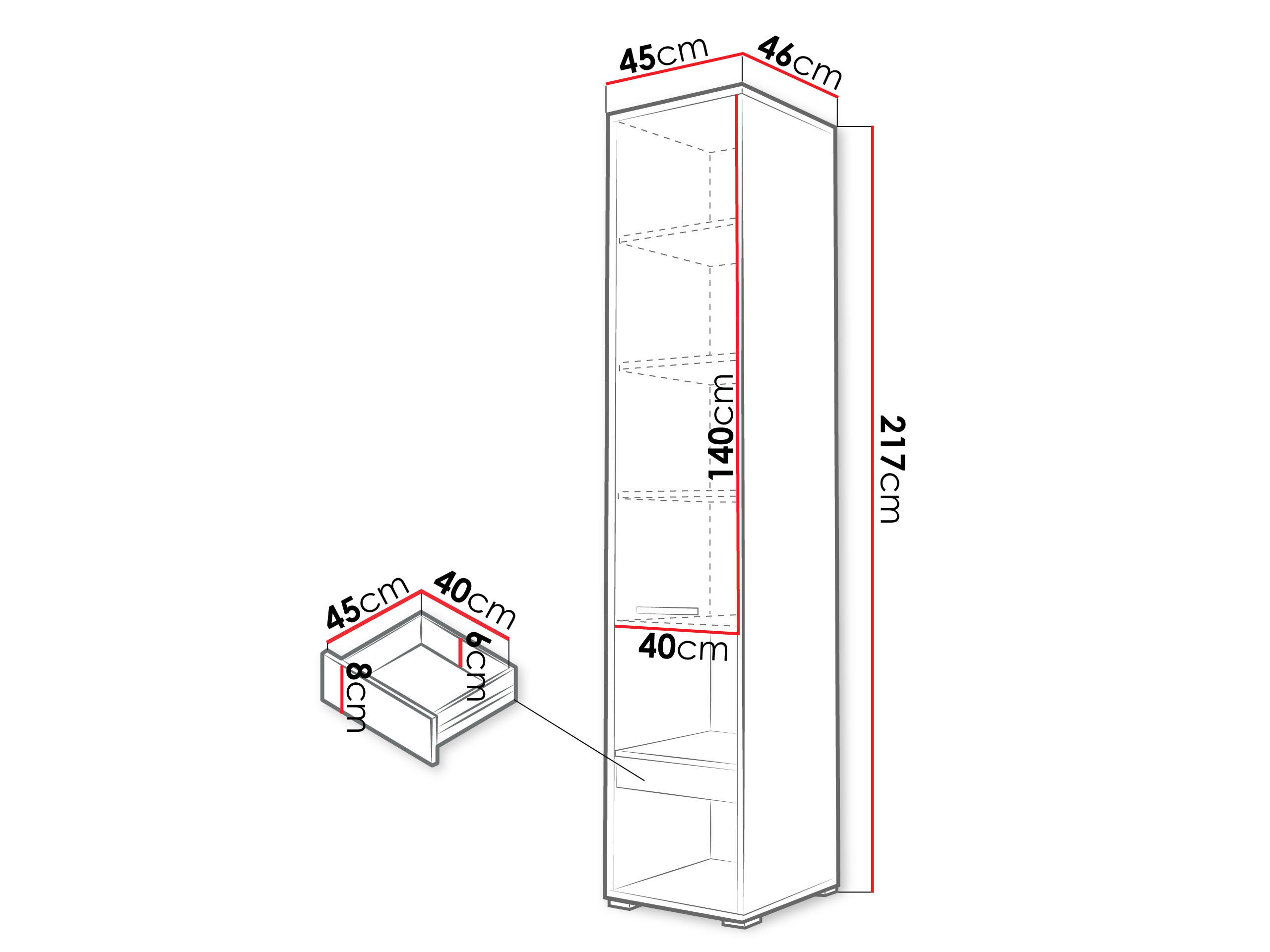 BETTREGAL Concept Pro CP-07 - Silberfarben/Grau, Holzwerkstoff/Metall - MIRJAN24