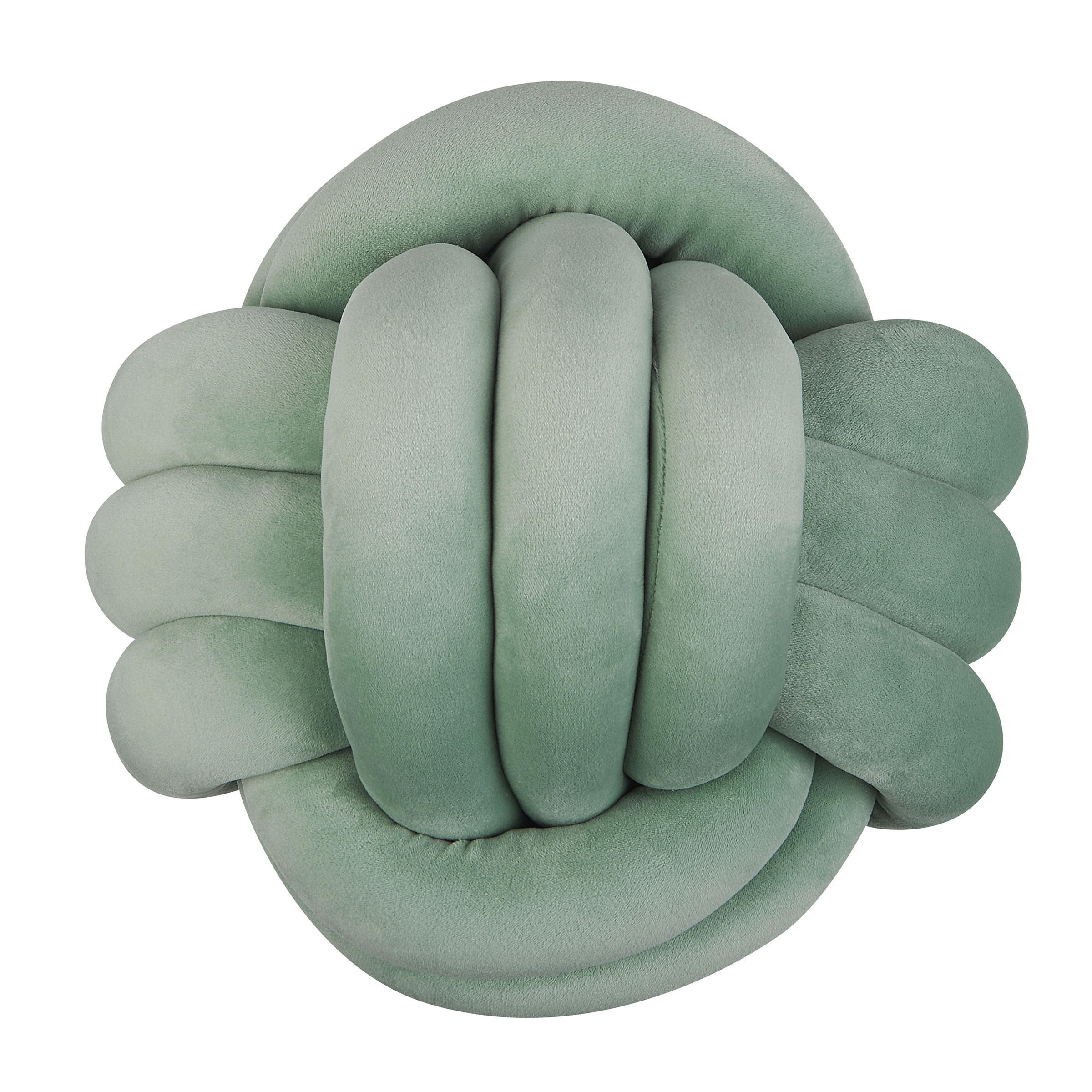 DEKOKISSEN Mintgrün 30/30 cm Malni - Mintgrün, Textil (30/30cm) - Beliani