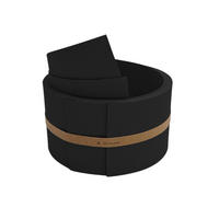 SICHTSCHUTZSTREIFEN Premium Halbe Set Einzelstreifen Schwarz 2,55m - Schwarz, Kunststoff (255/9.5cm) - ZAUN|ZU