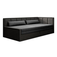 SCHLAFSOFA FULGEO mit Schlaffunktion & Bettkasten – Modernes 3-Sitzer Sofa, Liegefläche 200 x 150 cm - Grau, Kunststoff (214/82/77cm) - Wohnideebilder
