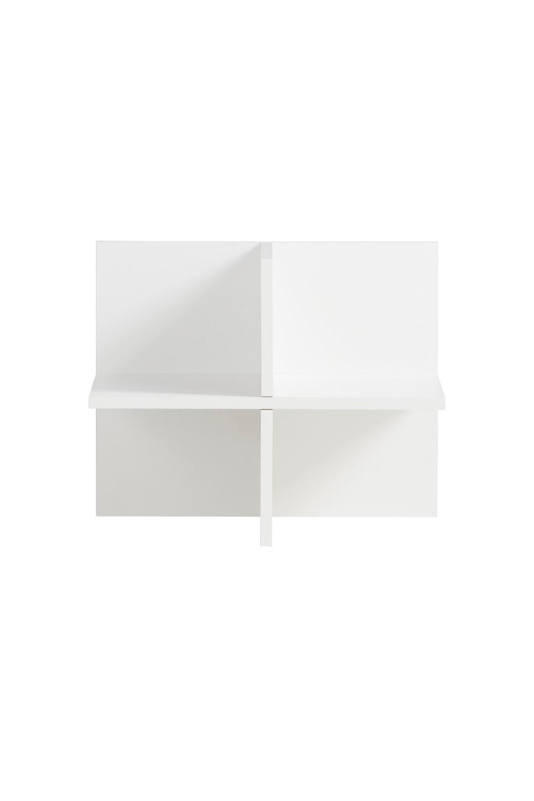 REGALKREUZ Jaguar 38,4x47,5x32,8 cm Weiß - Weiß, Holz (47.5/38.4/32.8cm) - PROREGAL