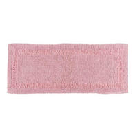 BADEMATTE 40/100 cm, 100% Baumwolle, wendbar - Rosa, Textil (40/100cm) - Homescapes