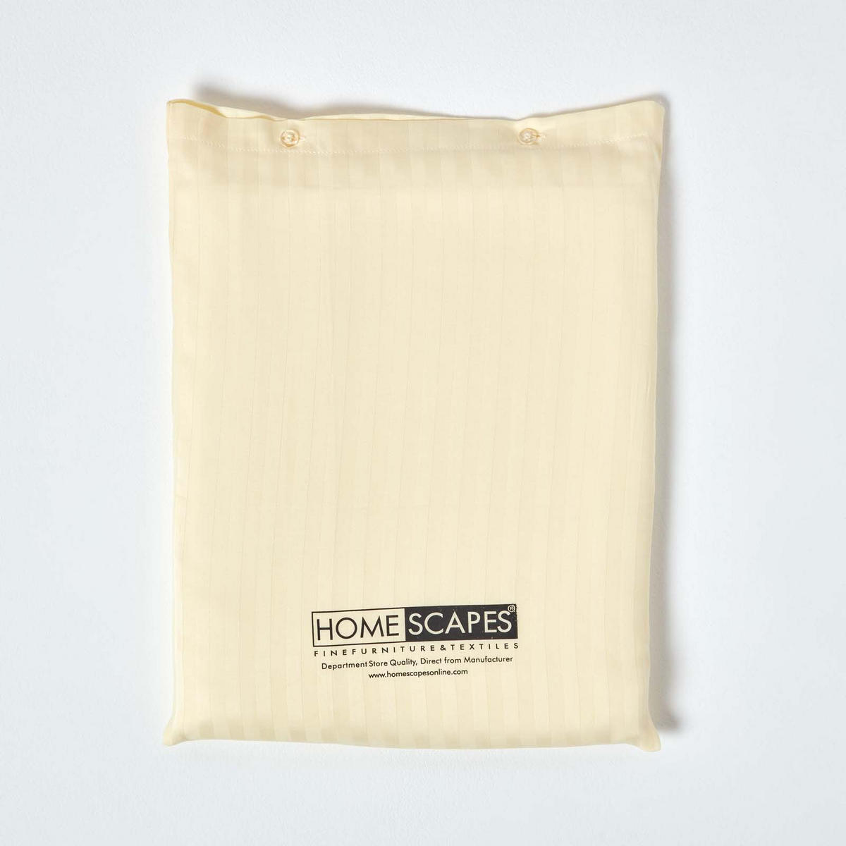 BETTWÄSCHE Damast Fadendichte 330 - Creme, Textil (150/200cm) - Homescapes