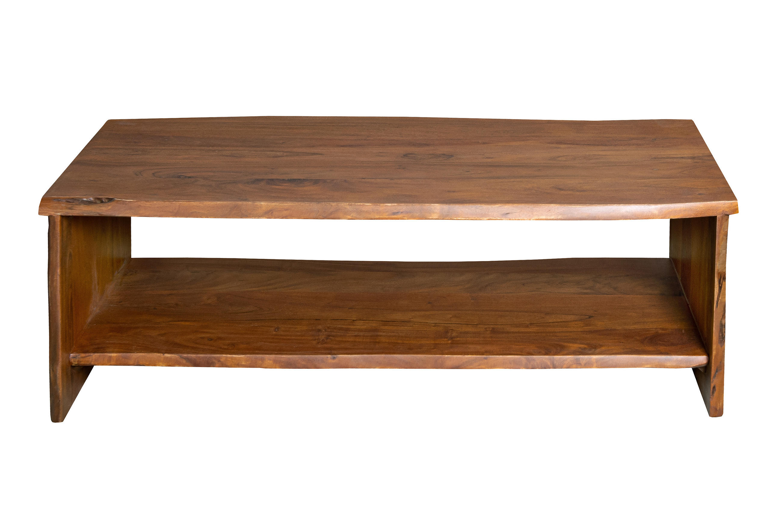 COUCHTISCH DAHLIA - Braun/Naturfarben, Akazienholz/Holz (60/120/40cm) - SAM