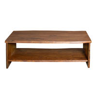 COUCHTISCH DAHLIA - Braun/Naturfarben, Akazienholz/Holz (60/120/40cm) - SAM