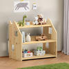KINDERREGAL YASMIN - Naturfarben, Holz (65/60/40cm) - IDIMEX