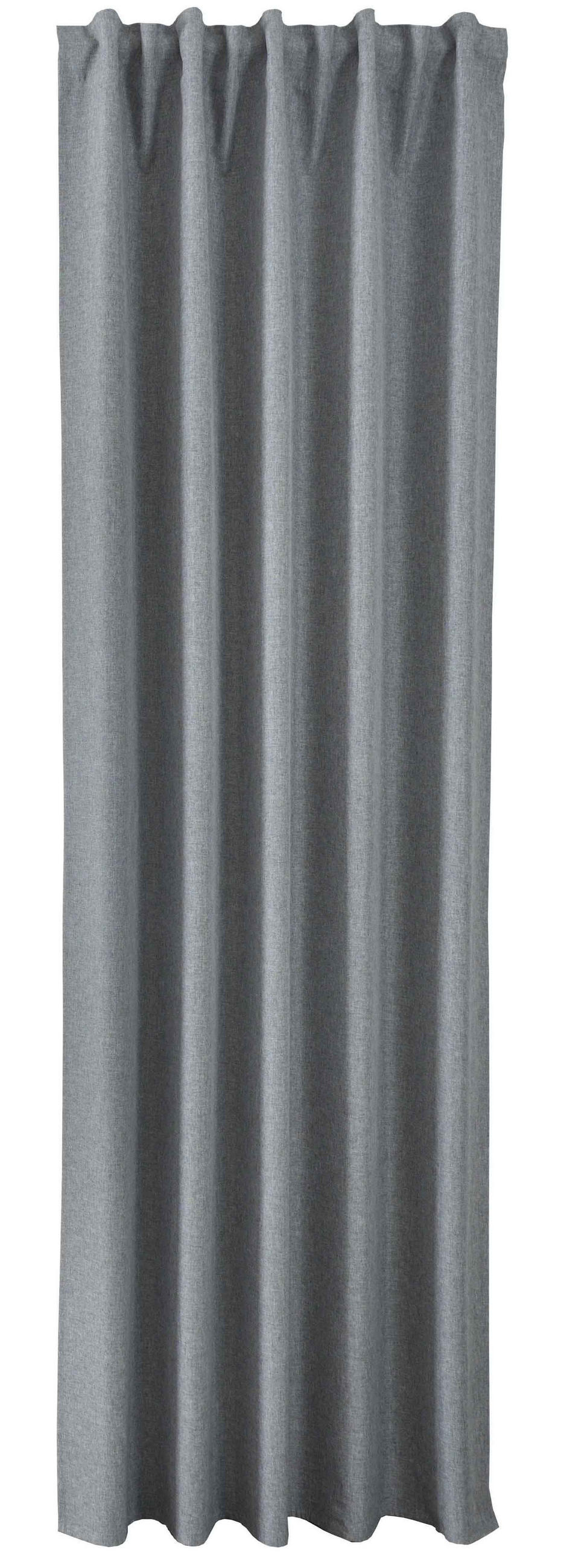 VORHANG BOSTON DARK HxB 245x140 cm Grau - Grau, Textil (140/245cm) - Gardinenbox