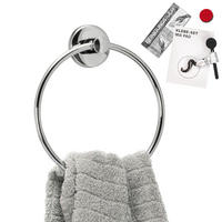 HANDTUCHRING LUCENTE, Edelstahl - Chromfarben, Metall (18.5/21/5cm) - bremermann