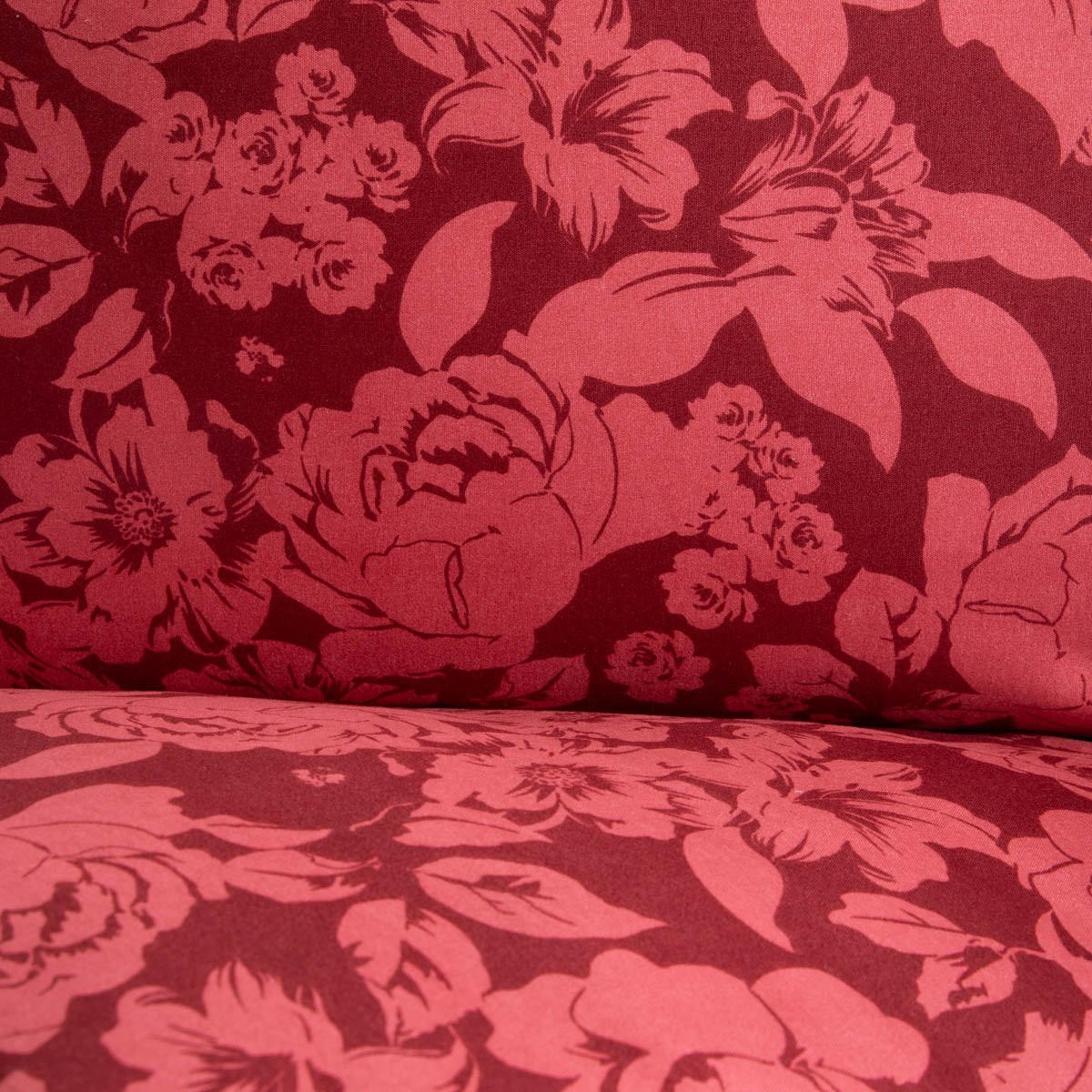 BETTWÄSCHE Margot Mikrofaser kastanienbraun 160/200 cm - Rot, Textil (160/200cm) - Homla