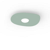 DECKENLEUCHTE River Free X1 - Grün, Metall (20/23/4cm) - Lumicom