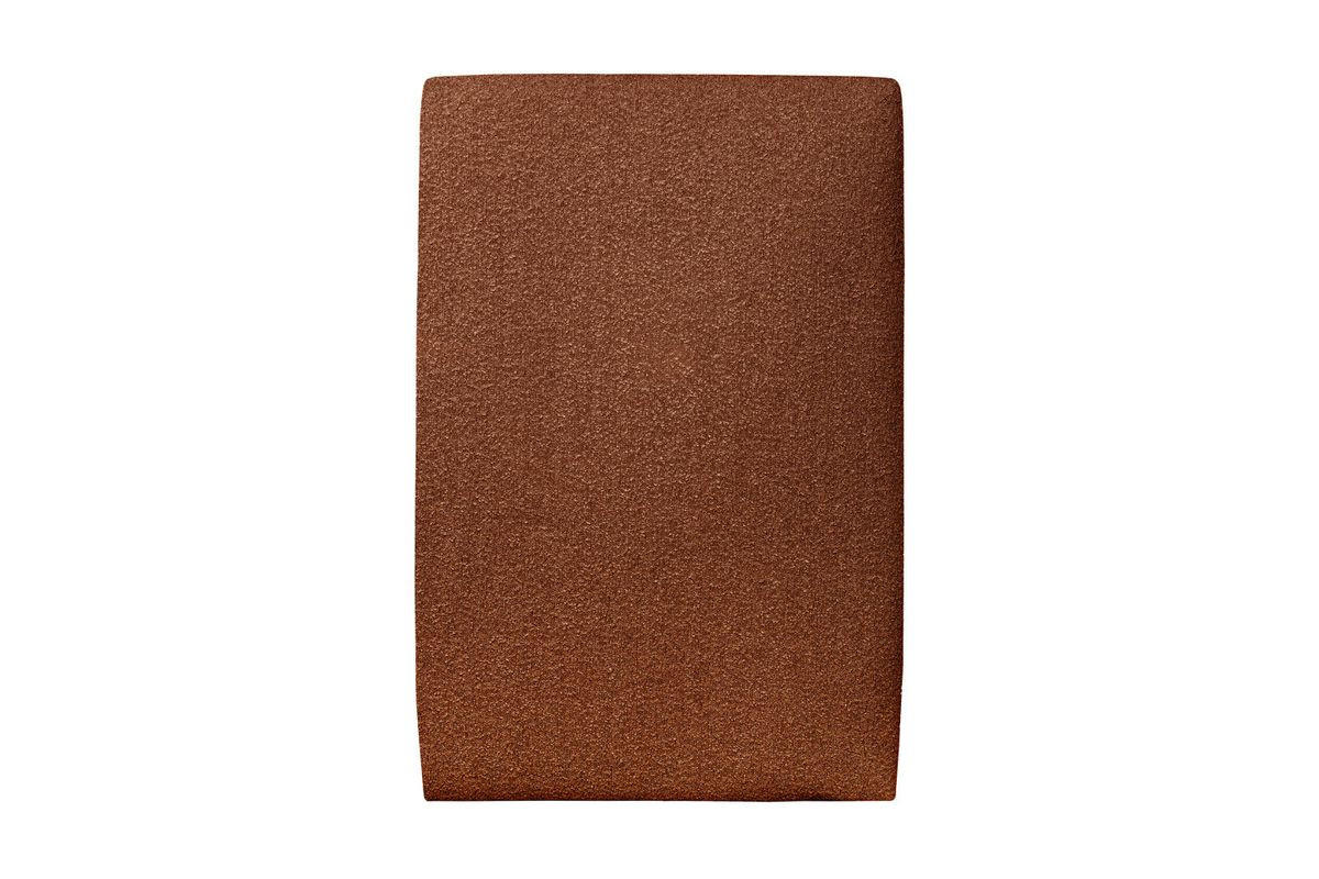 KOPFTEIL gepolstertes – Terrakotta-Bouclé-Stoff - 90 cm - Beige/Terracotta, Karton/Holz (90/120/10cm) - Sommeil de Plomb