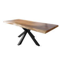 ESSTISCH TITAN - Beige/Schwarz, Holz (110/240/79cm) - SAM