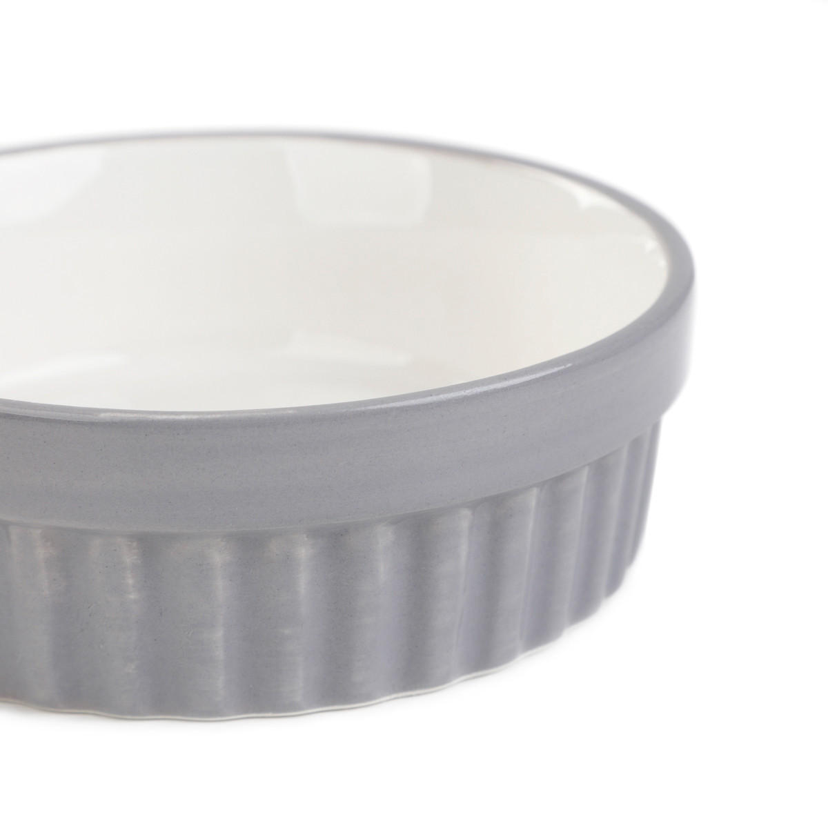 HUNDENAPF Catty 12/4 cm - Grau, Keramik (12/12/4cm) - Homla