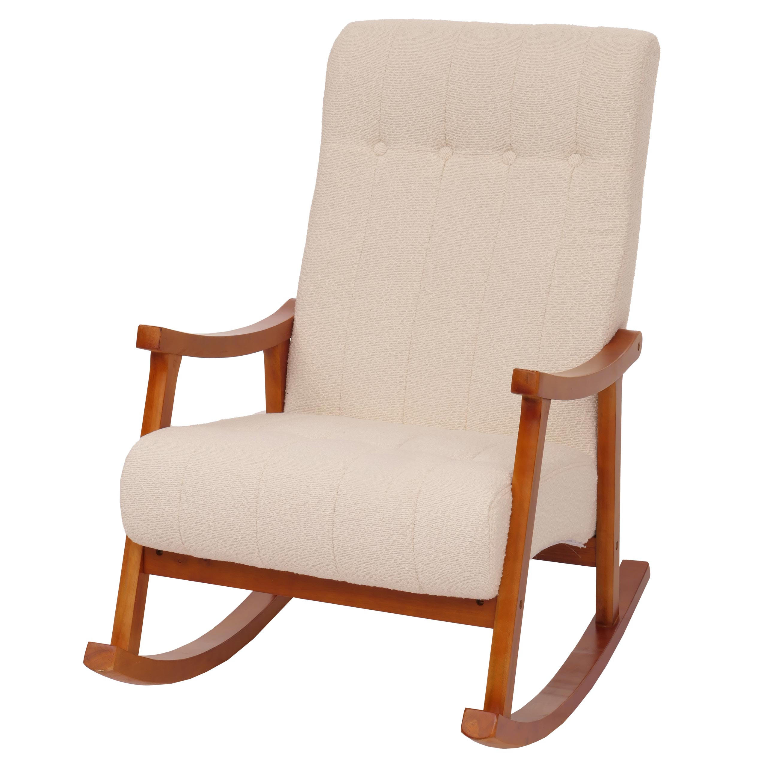 SCHAUKELSTUHL Cremeweiß - Weiß, Textil (64/97/85cm) - MCW