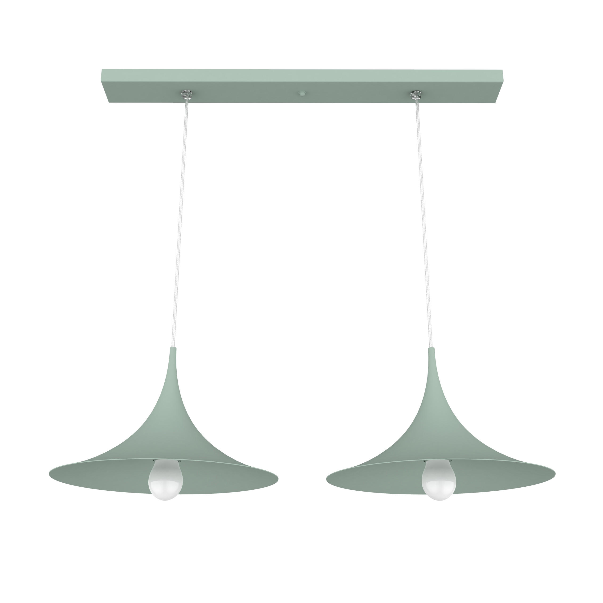 HÄNGELEUCHTE - Grün, Metall (33/70/16cm) - Lumicom