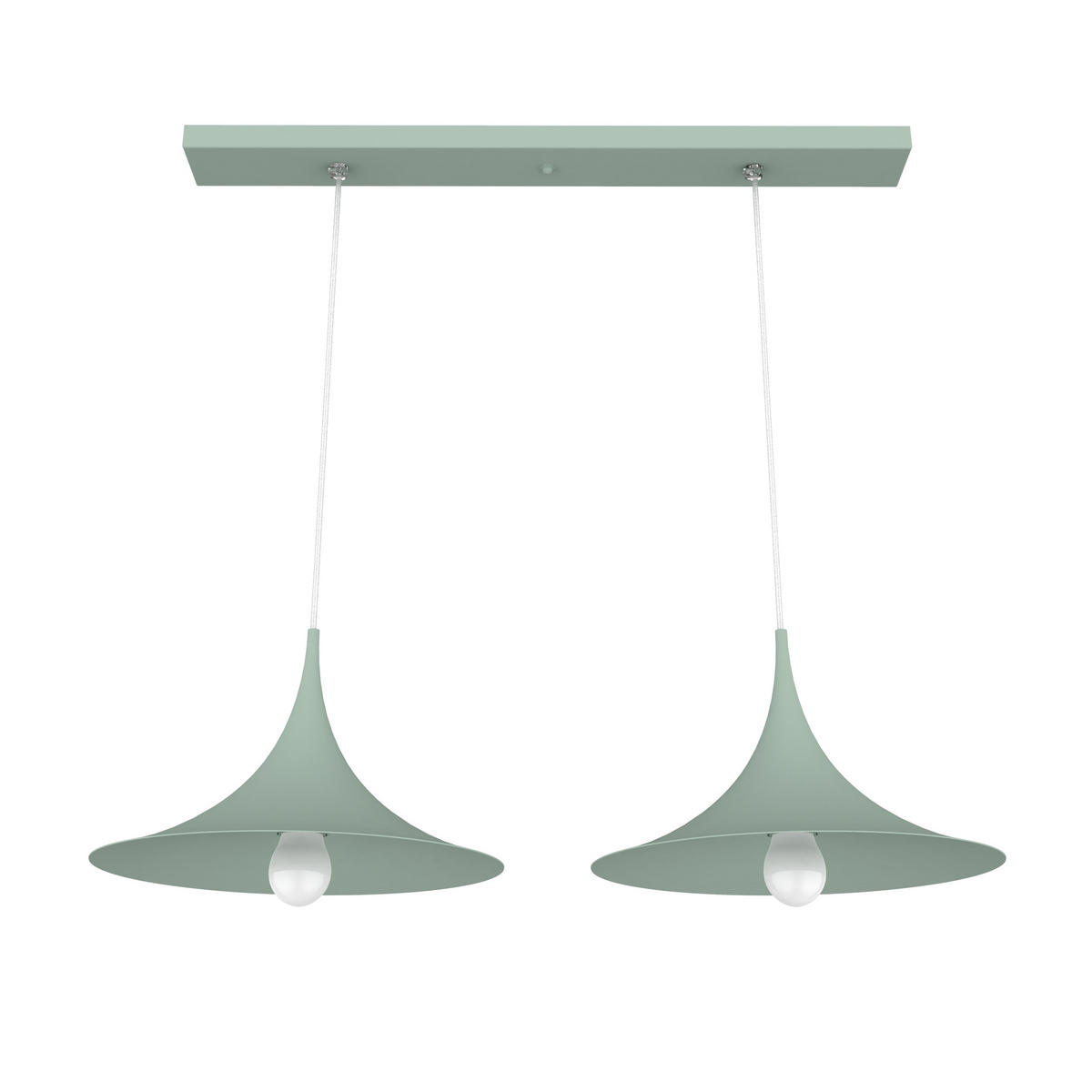 HÄNGELEUCHTE - Grün, Metall (33/70/16cm) - Lumicom