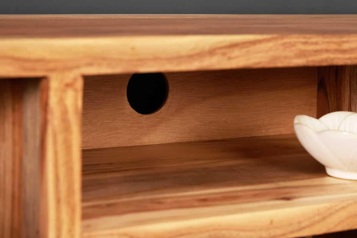 TV-LOWBOARD AMAZONAS Akazie Natur 160cm - Braun, Holz (160/30/36cm) - riess-ambiente