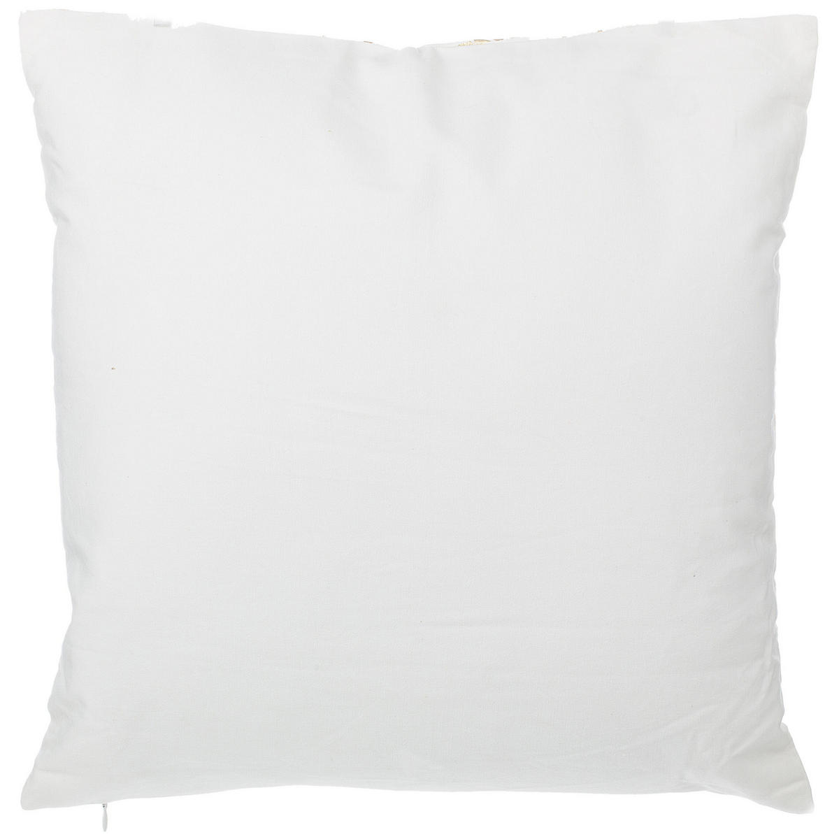 DEKOKISSEN 2er-Set Gold 45/45 cm Gardenia - Goldfarben, Naturmaterialen/Textil (45/45cm) - Beliani