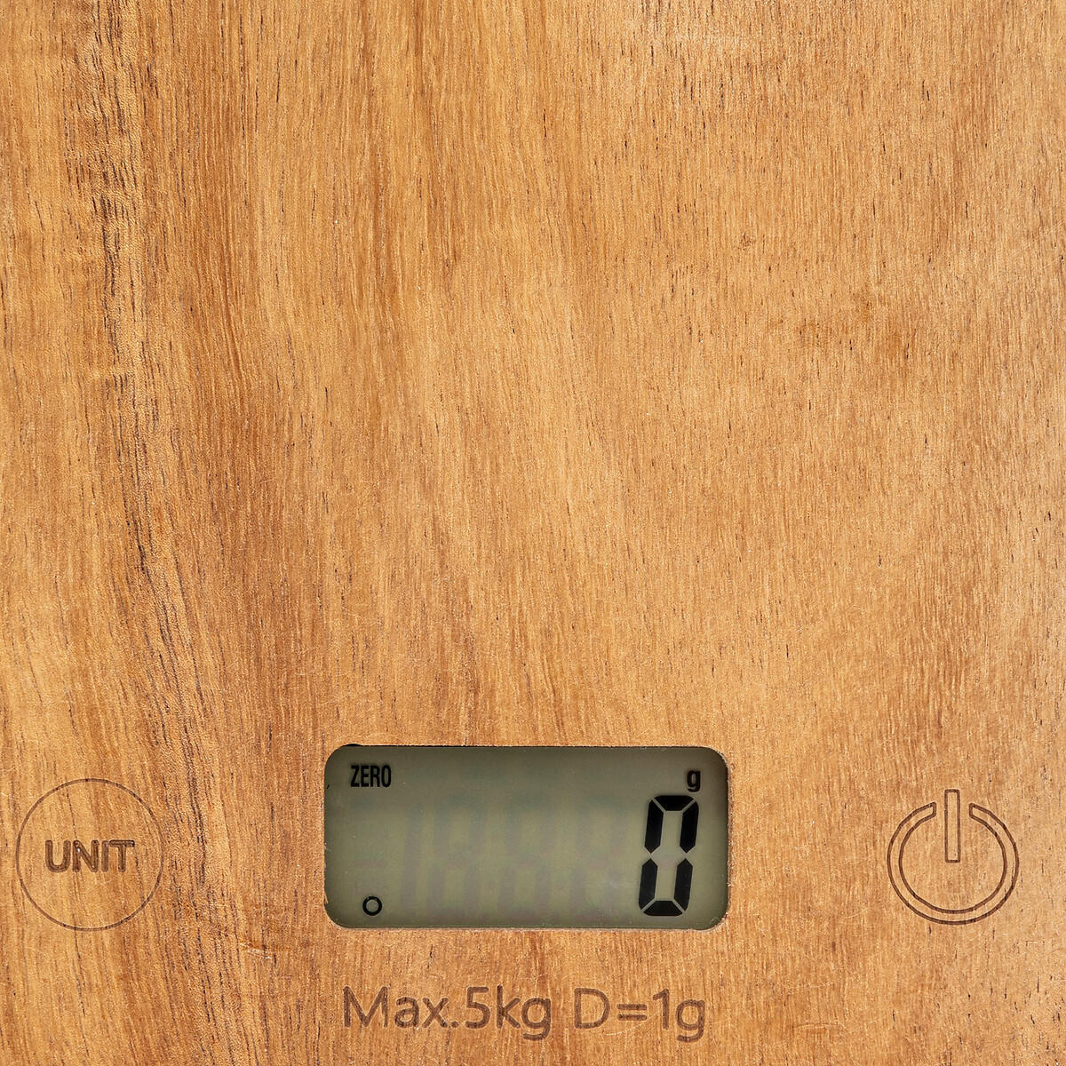 KÜCHENWAAGE Akazienholz Harmony 21,5/15/2 cm - Braun, Kunststoff (15/2/21.5cm) - 5five Simply Smart