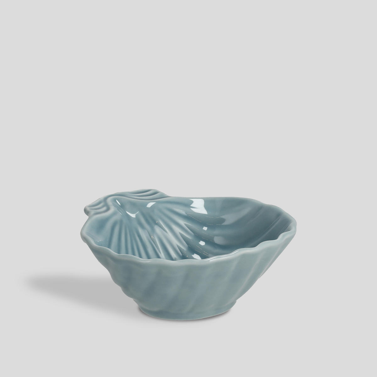 MINI-SCHALE Flush - Hellblau, Keramik (11.6/4.8/12cm) - home&you