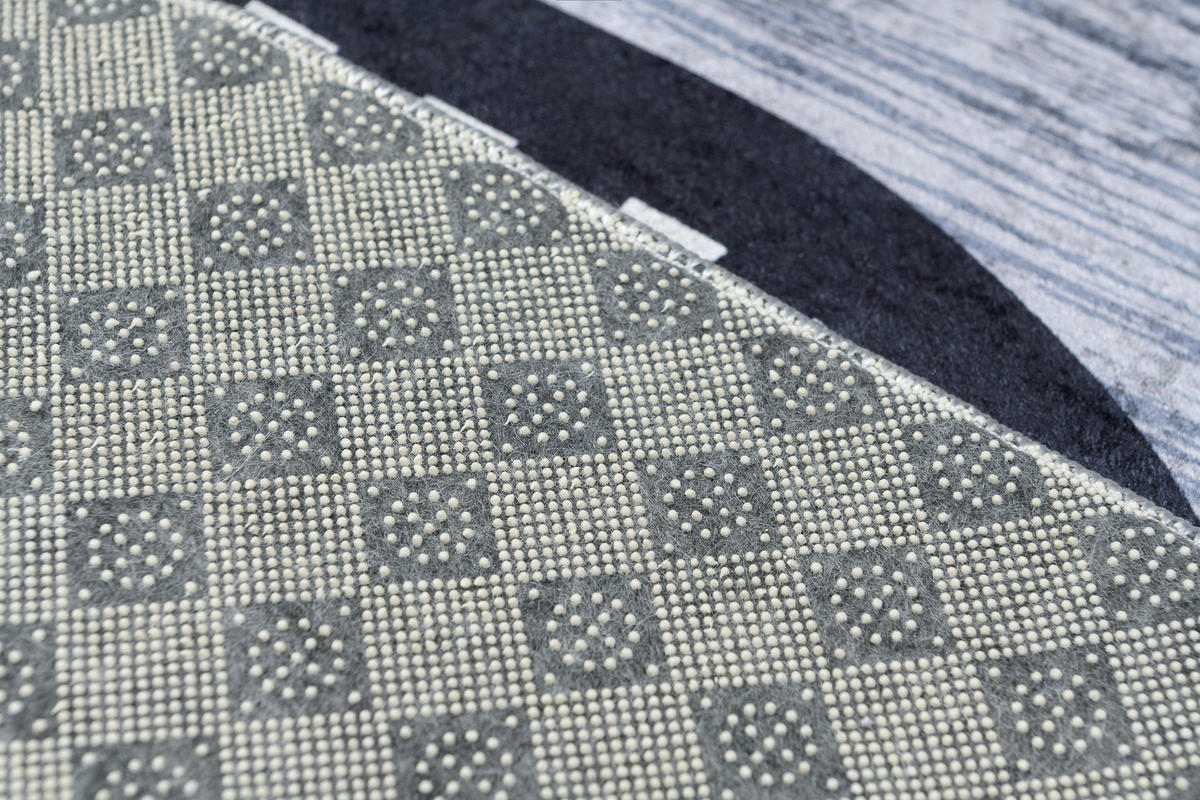 TEPPICH EMMA Grau 120/170 cm - Grau, Kunststoff (120/170cm) - Tapiso