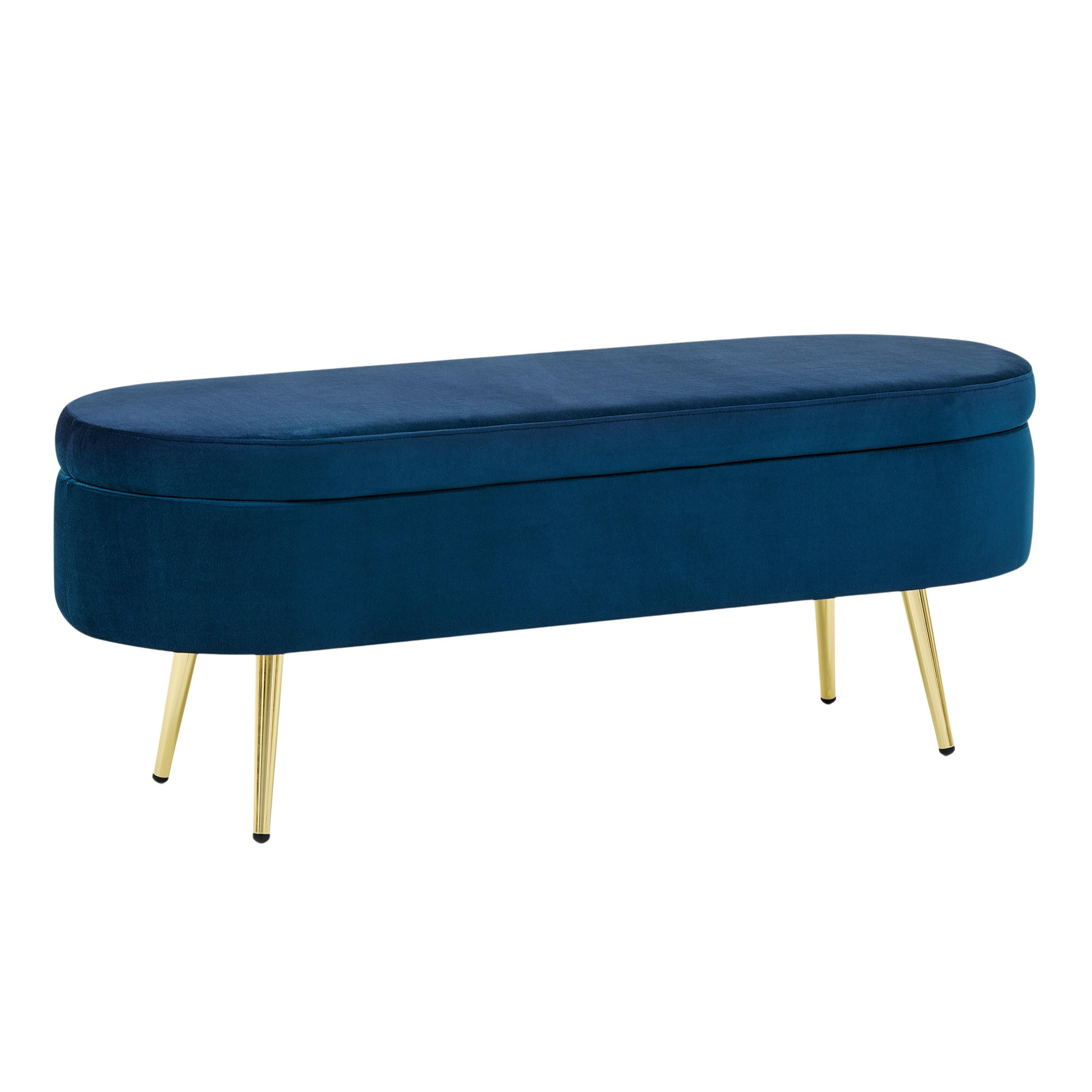 Urban Meuble ÚLOŽNÁ TRUHLA samet a zlato 110 cm