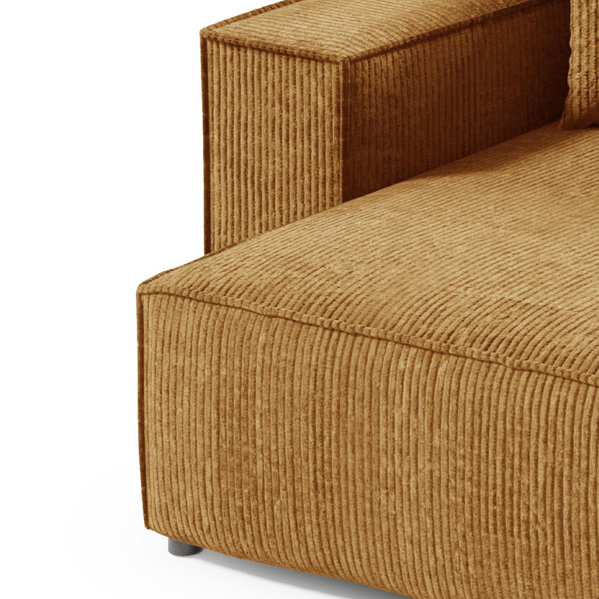 ECKSOFA Schlaffunktion Sekwana mini Braun - Braun, Textil (148/257cm) - Fedve