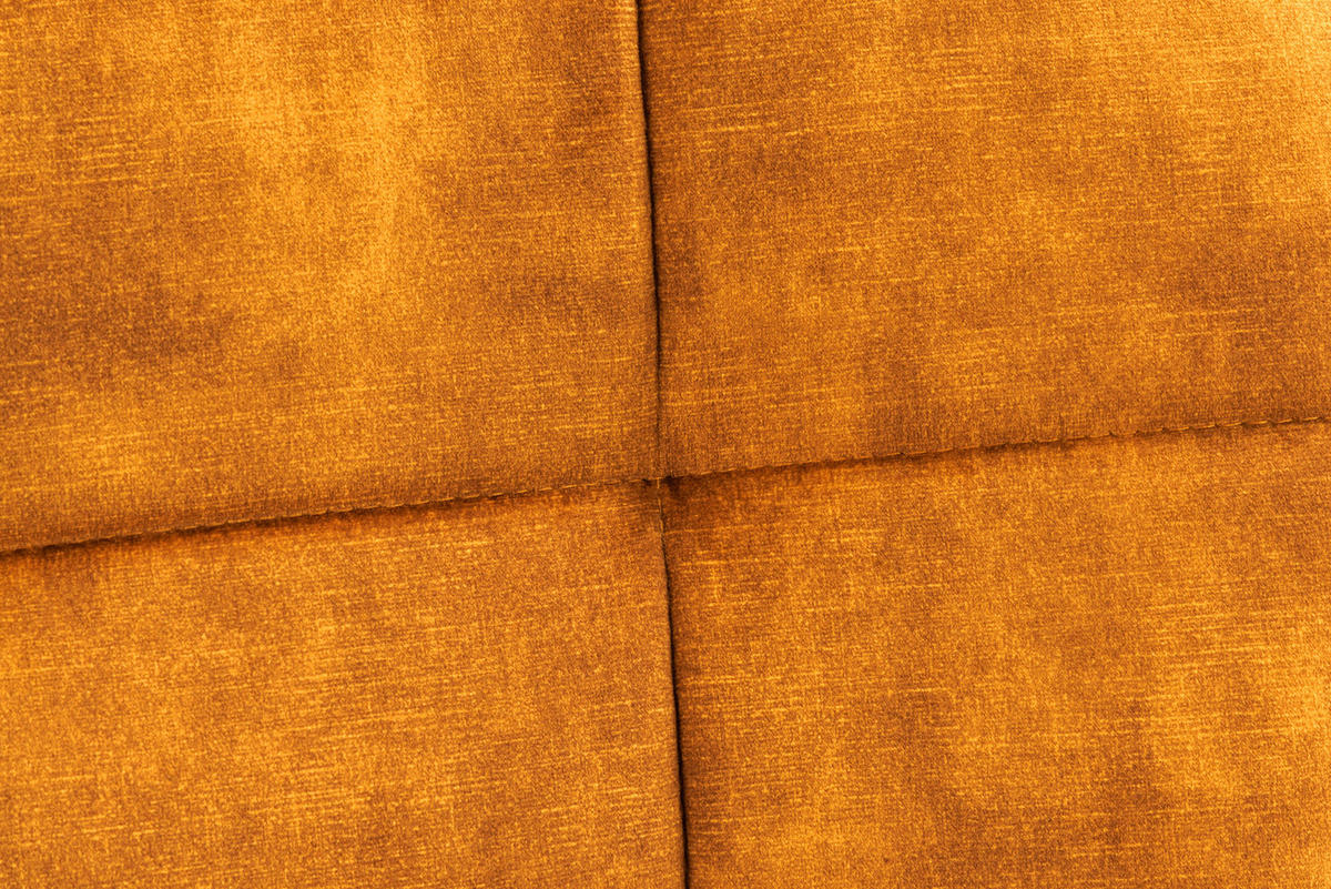 SESSEL SCANDINAVIA Samt Senfgelb 100 cm - Gelb/Schwarz, Textil/Metall (72/98/79cm) - riess-ambiente