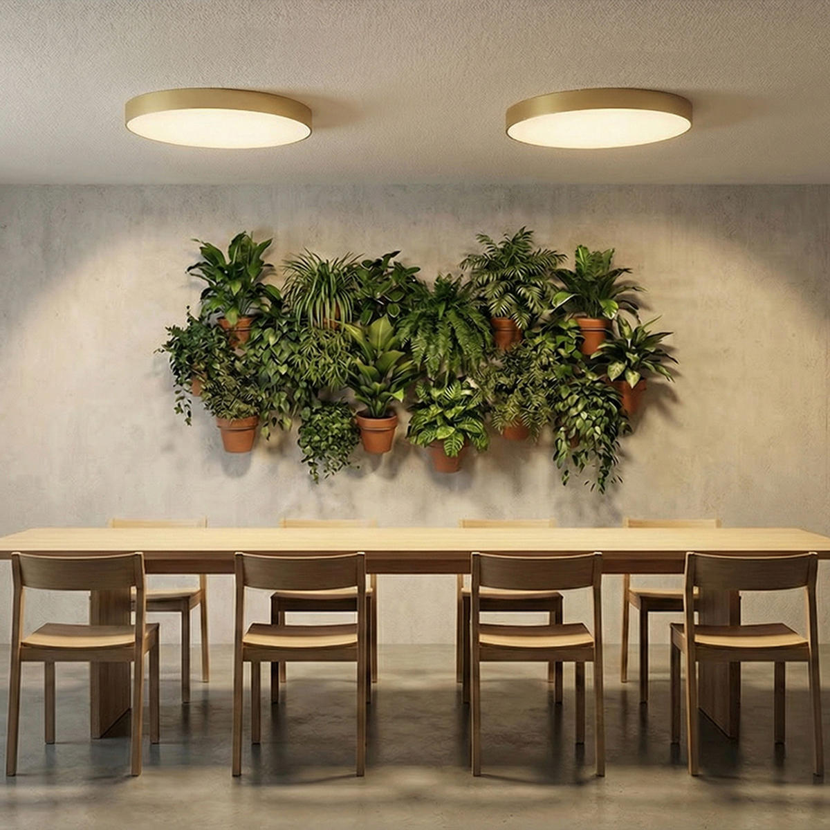 DECKENLEUCHTE LARISA R 60 DIMM Perlgold 100 W - Goldfarben, Metall (60/60/7cm) - Rendl