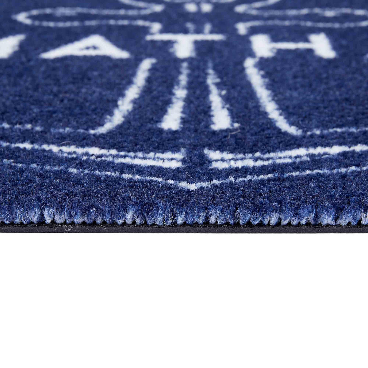 SCHMUTZFANGMATTE AUßEN DECO BRUSH - Dunkelblau, Textil (50/70cm) - Astra