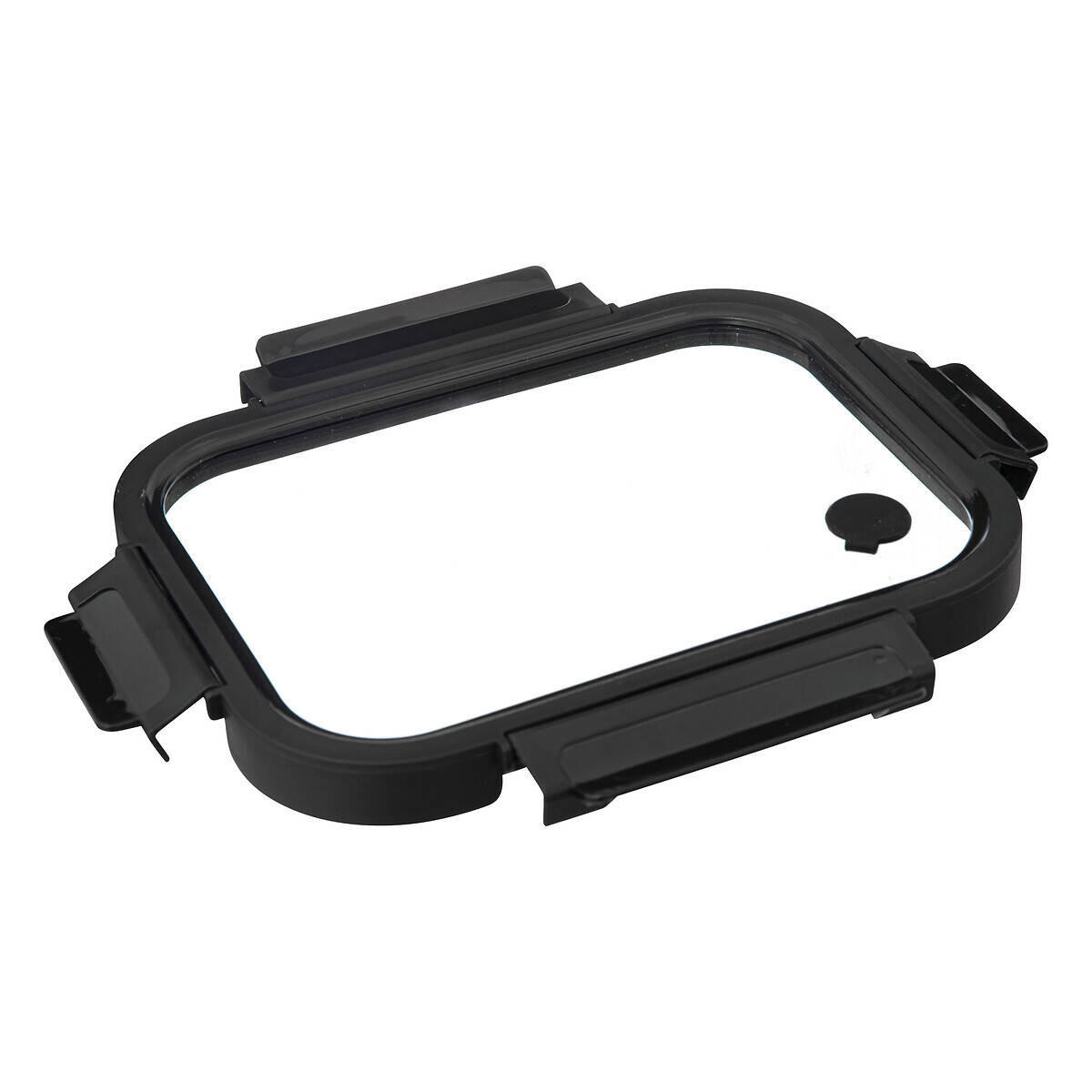 GLASBEHÄLTER Transparent - Schwarz, Glas (17/7.4/21.7cm)