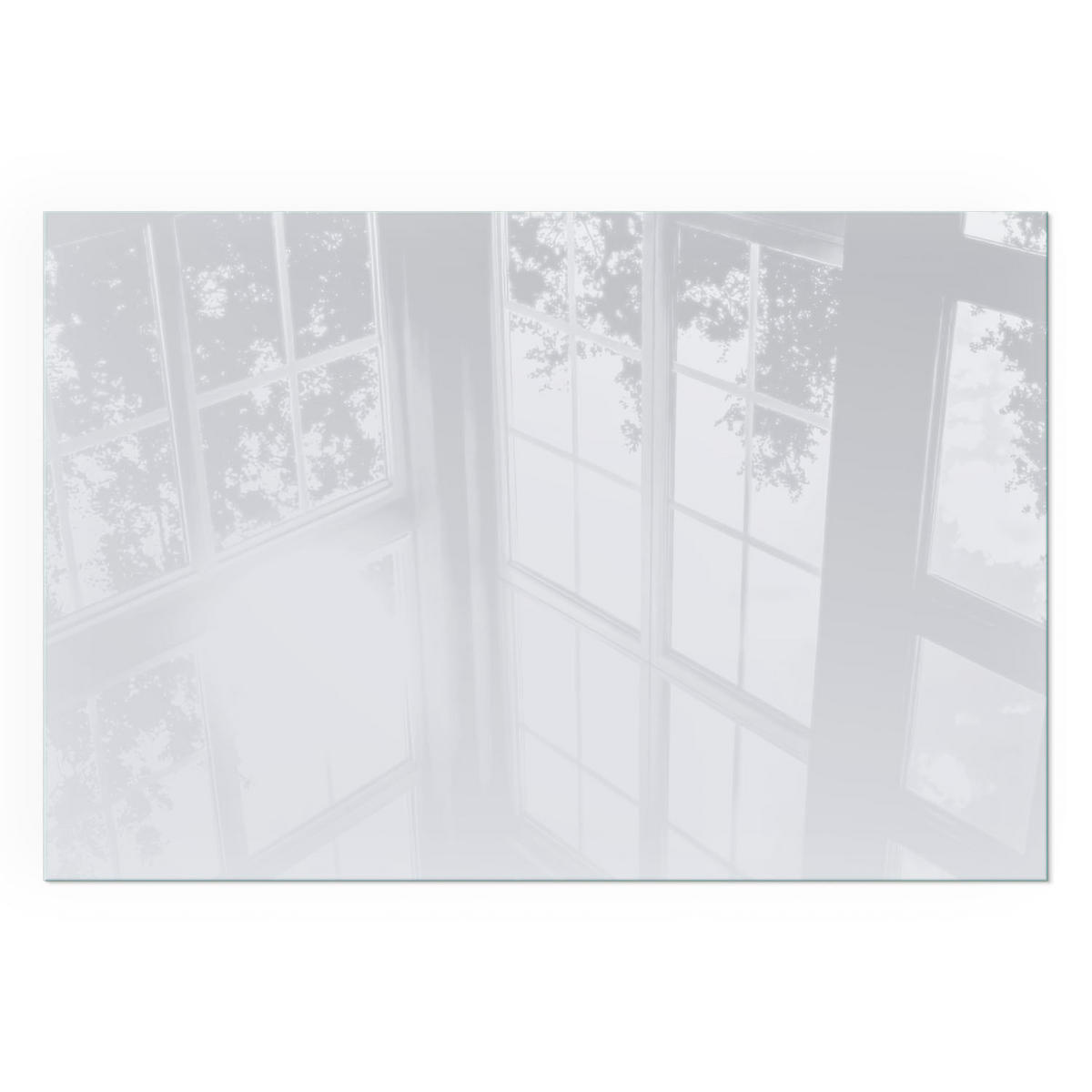 GLASPLATTE für Kamin 60x40 cm - Grau, Glas (60/40/0.4cm) - TULUP