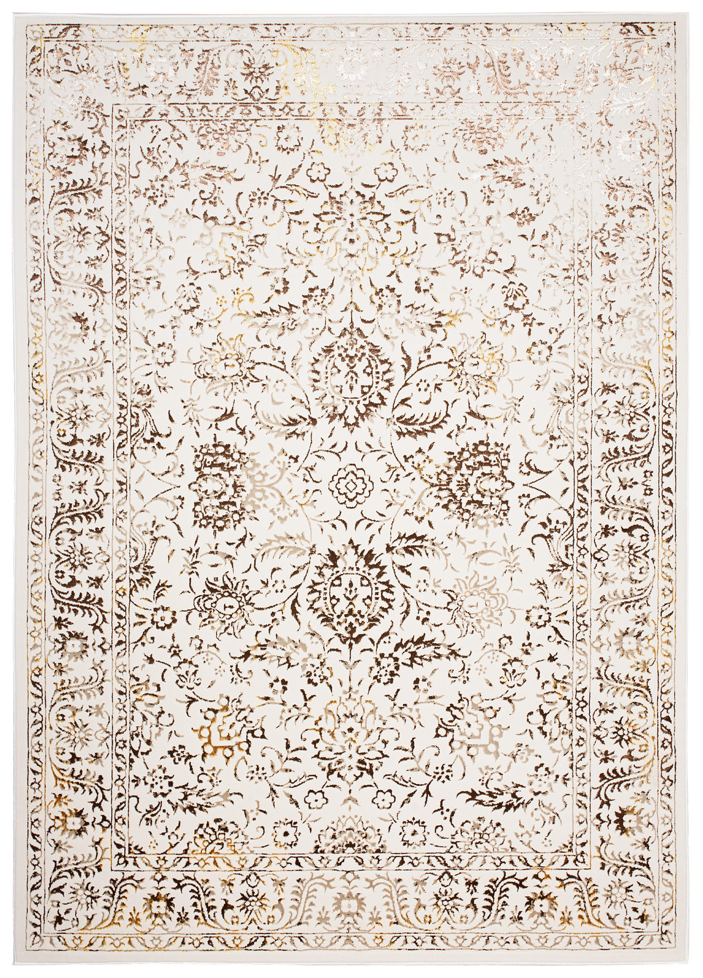 Tapiso Teppich Creme, Beige 160x230 cm