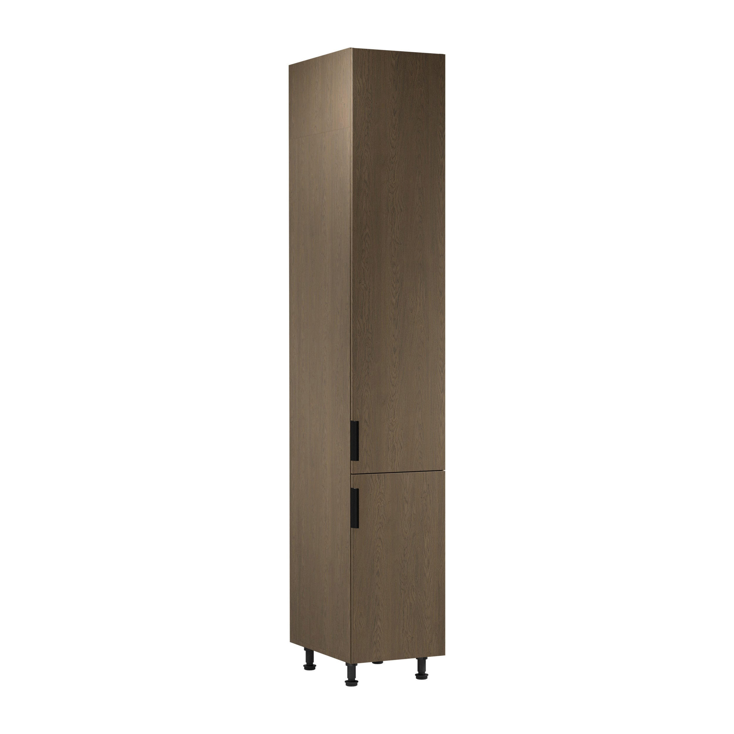 Royal24_Markt Hochschrank Dunkelbraun 40x247x58 cm