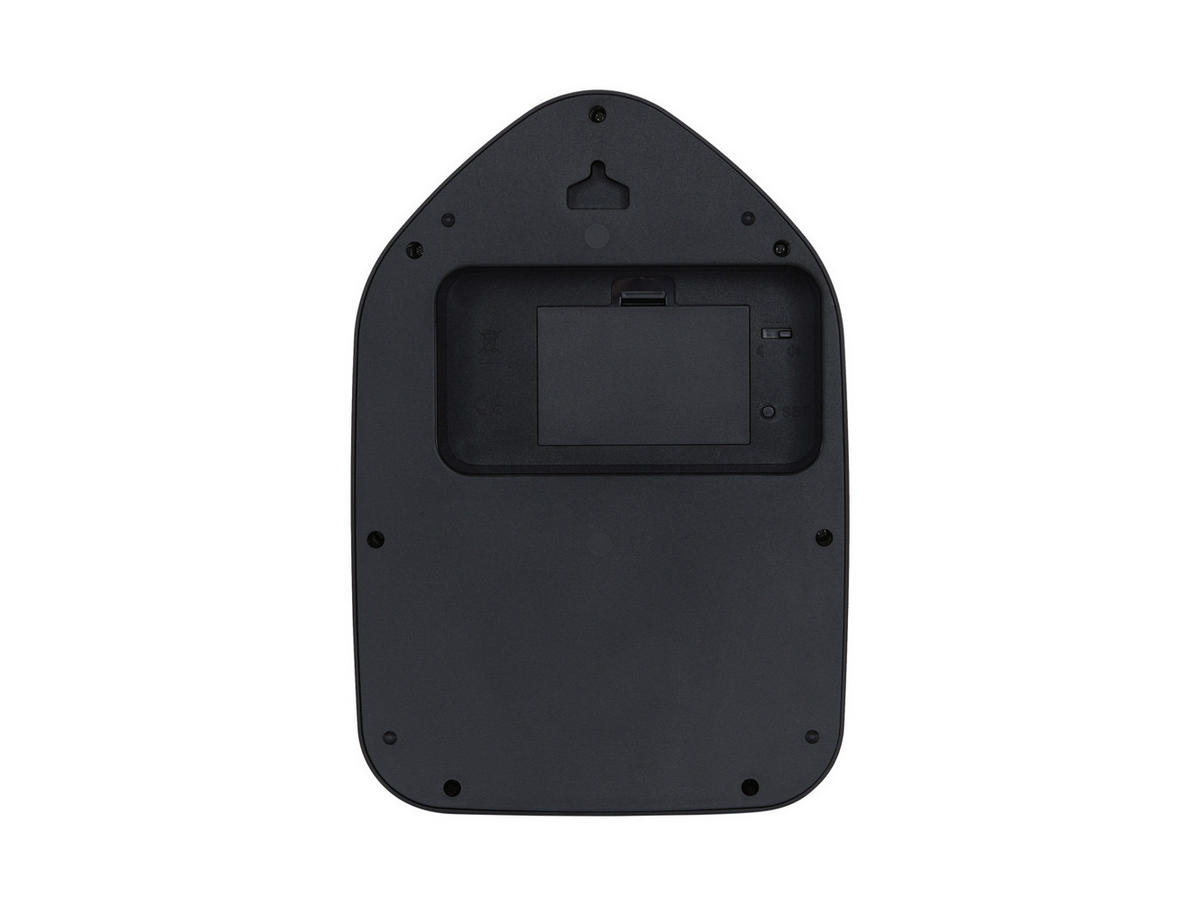 WANDUHR Modern Doggy Schwarz 29.1/29.1/29.1 cm - Schwarz, Kunststoff (29.1/29.1/29.1cm) - Karlsson