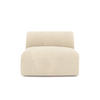 SESSEL Texturierter Samt Creme 75cm - Creme, Textil (75/67/97cm) - Sia Home
