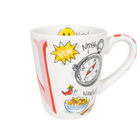 BECHER Love Letter N in Bunt - 350 ml - Multicolor, Keramik (0.35L) - Blond Amsterdam
