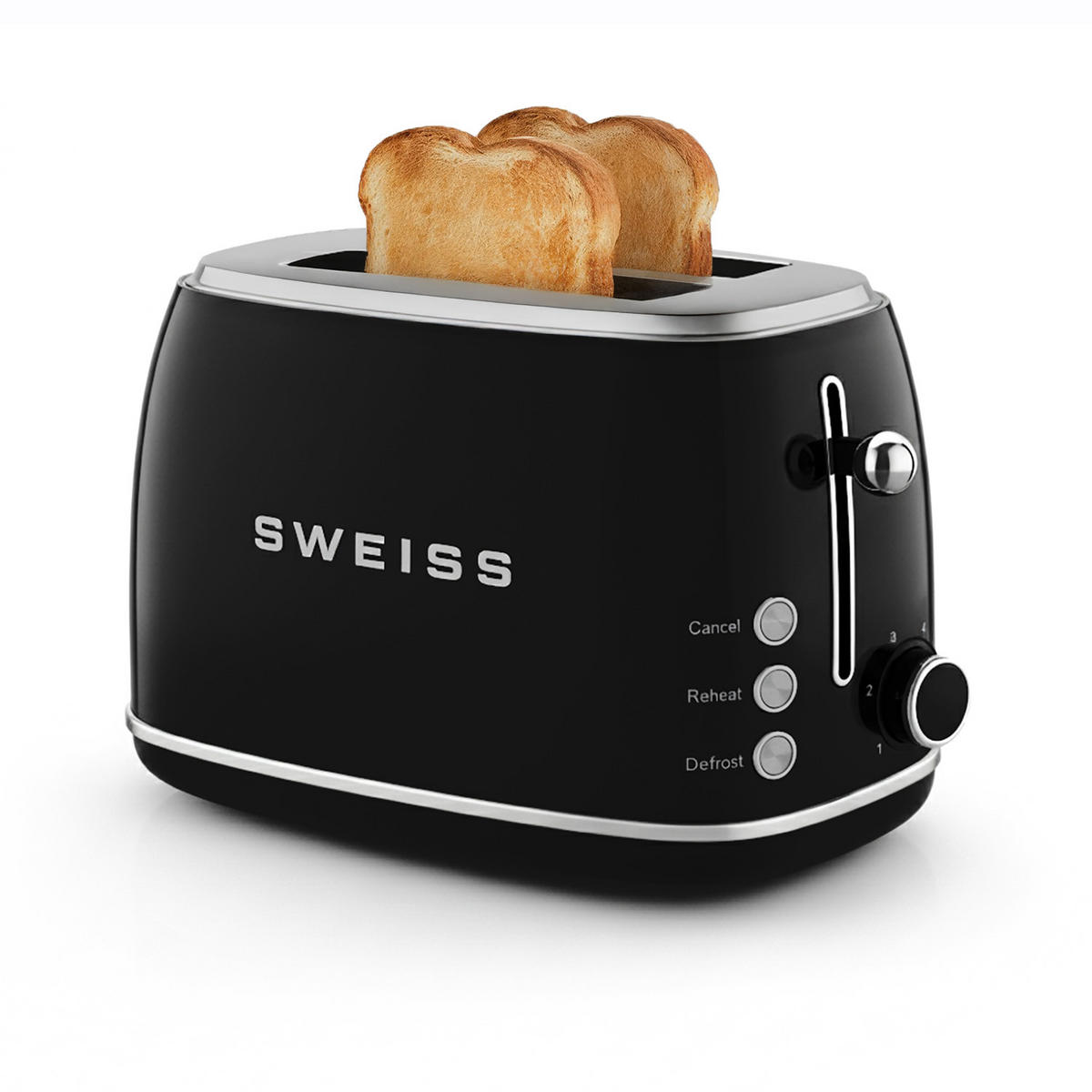 TOASTER GRS9 Schwarz, Vintage - Schwarz, Metall (54.8/12.9/22cm) - SWEISS