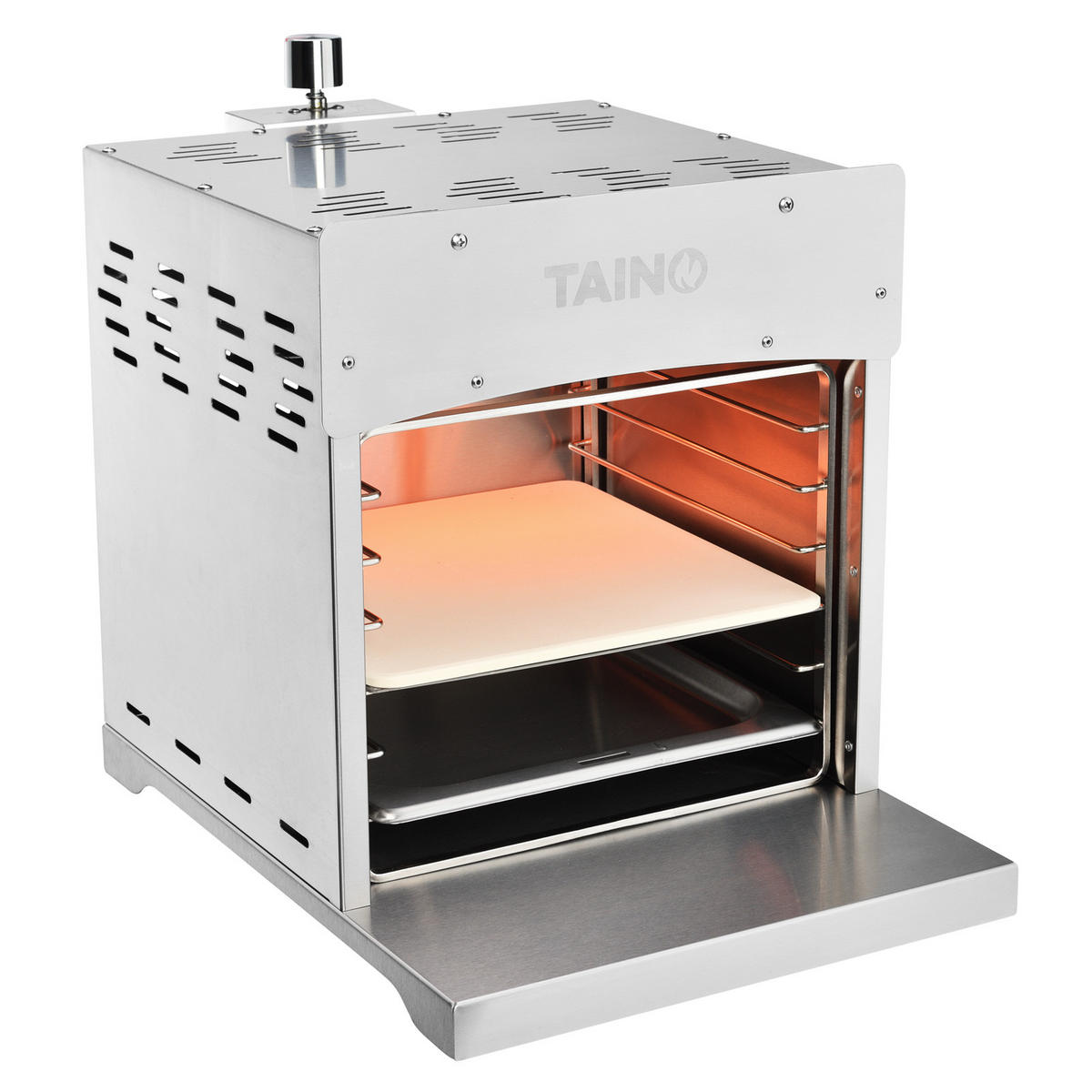 OBERHITZEGRILL XXL - Silberfarben, Metall (34/41/54cm) - TAINO
