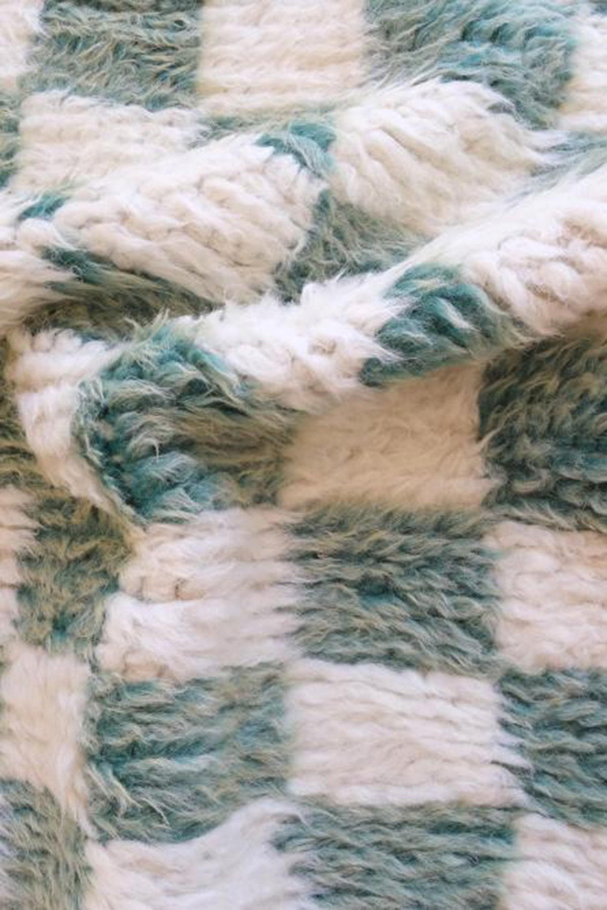 BERBERTEPPICH aus reiner Wolle 193x 212 cm - Grün, Naturmaterialien (193/212cm) - AFK Living