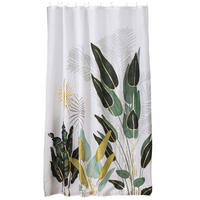 DUSCHVORHANG mit Haken Otika 180/200 cm - Grün, Textil (180/200cm) - Douceur d´intérieur
