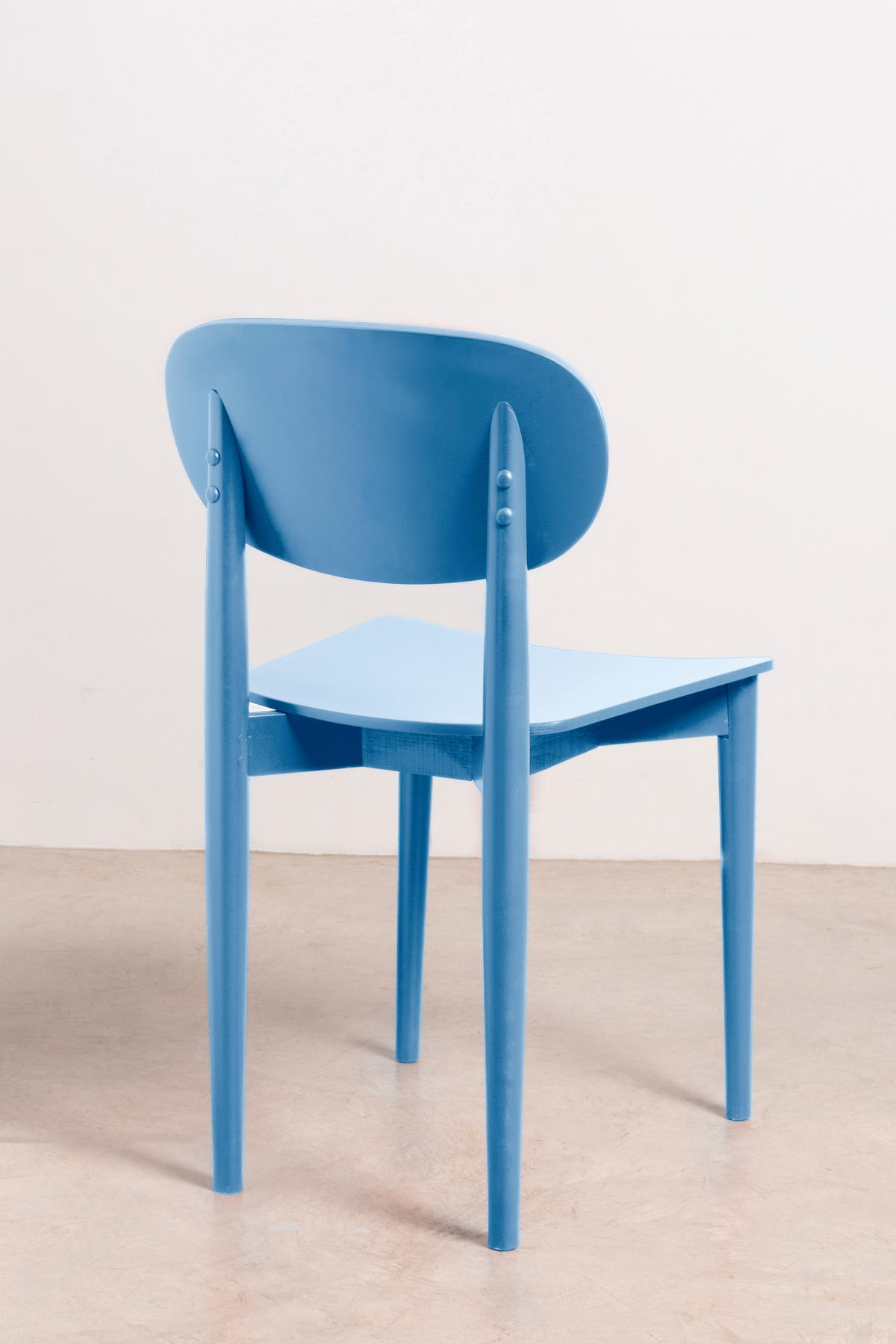 STUHL aus massivem Buchenholz in Cornish-Blau SANDRO - Hellblau, Holz (43/80/50cm) - RNT By Really Nice Things