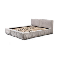 POLSTERBETT aus Polyester Fonni 180x200 cm, Hellbeige - Beige, Textil (180/200cm) - Fedve